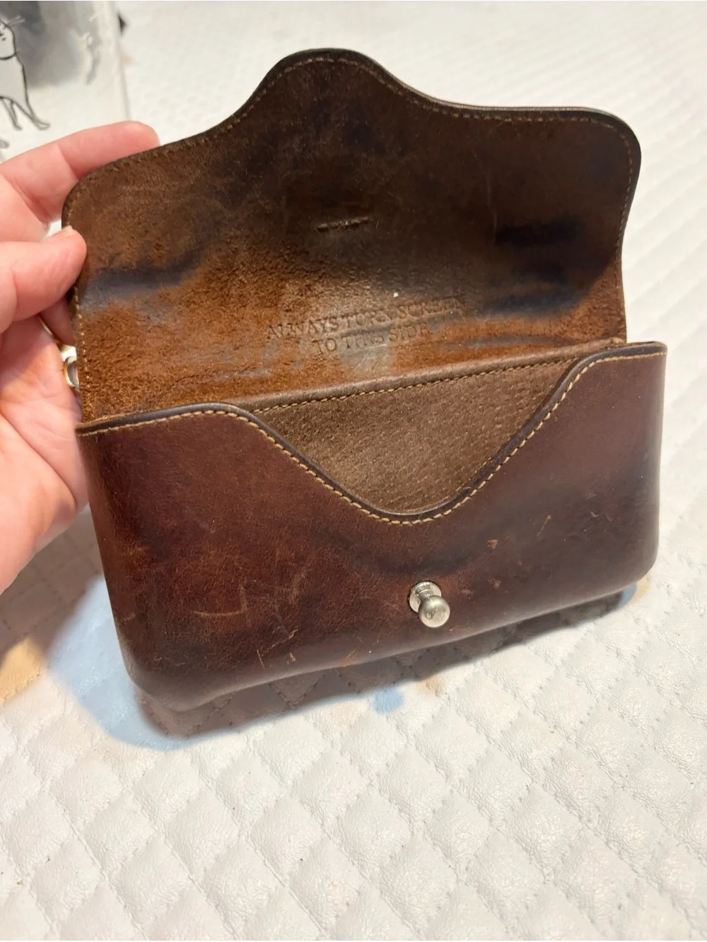 Col. Littleton leather phone holster No. 47 model